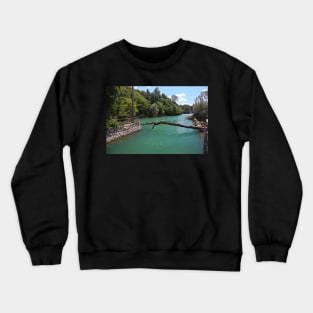 Switzerland - Rheinfall Schaffhausen  -  waterfall Crewneck Sweatshirt